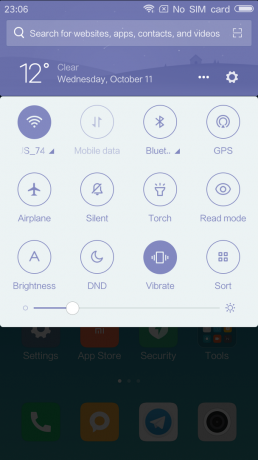 Xiaomi रेडमी नोट 5a: चालू