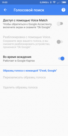 गूगल मैप्स। आवाज खोज