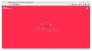 Timelog - सबसे आसान समय प्रबंधक, किसी ब्राउज़र में काम करता है
