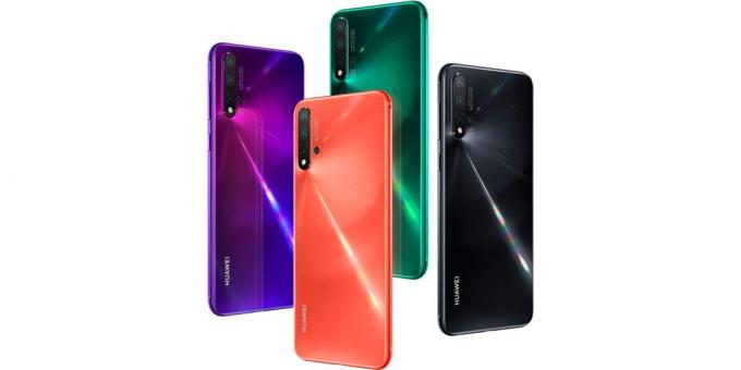 रंग Huawei नोवा 5 और 5 प्रो