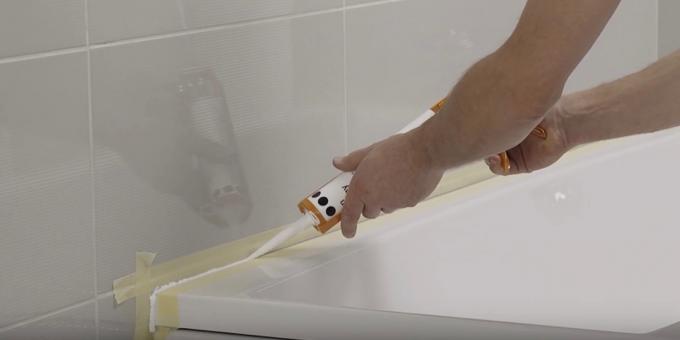 अपने हाथों से स्नान स्थापित कर रहा है: समोच्च की सीवन पक्ष की व्यवस्था