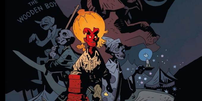 Hellboy: लाल त्वचा के साथ प्राणी, एक राक्षस की तरह
