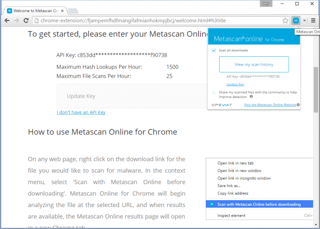 Metascan ऑनलाइन समीक्षा के लिए स्वत फ़ाइलें भेज सकते हैं