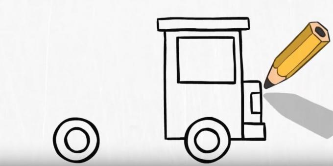 कैसे एक फायर ट्रक आकर्षित करने के लिए: सामने डिजाइन 