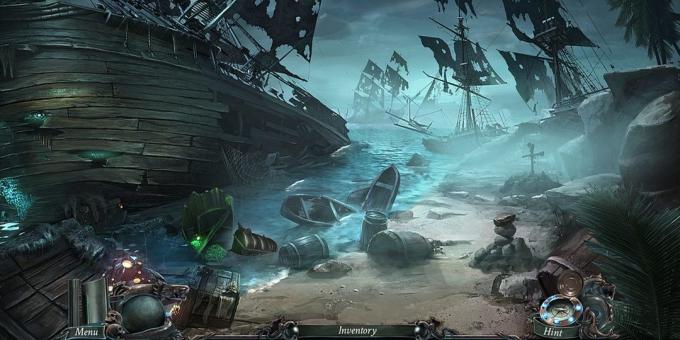 समुद्री डाकुओं के बारे में खेल: गहरी से बुरे सपने: शापित दिल