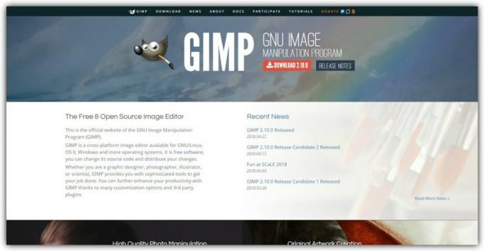 सबसे अच्छा मुफ्त फोटो संपादकों: GIMP