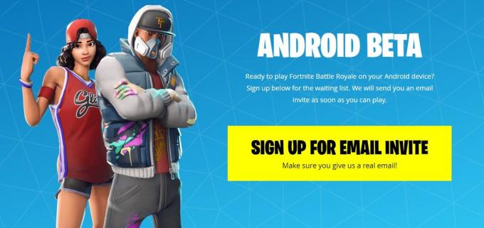 Android के लिए Fortnite