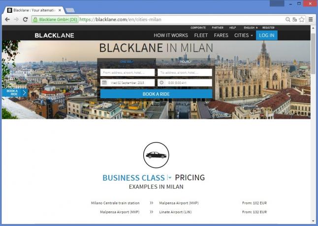 Blacklane सेवाओं दुनिया के सभी भागों में समान रूप से अच्छे हैं