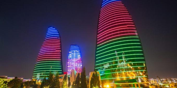 "ज्वाला टावर्स" अज़रबैजान में