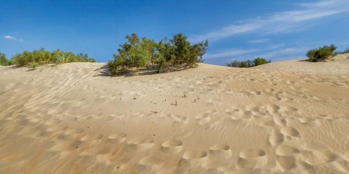 आकर्षण अनपा: Dzhemet में रेत के टीले