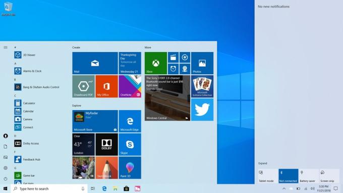 एक नया प्रकाश विषय: स्प्रिंग Windows 10 के संस्करण को अद्यतन