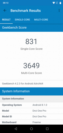 UMIDIGI एक प्रो: Geekbench