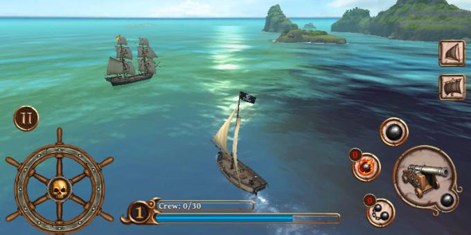 समुद्री डाकुओं के बारे में खेल: युद्ध के जहाजों: समुद्री डाकू की उम्र