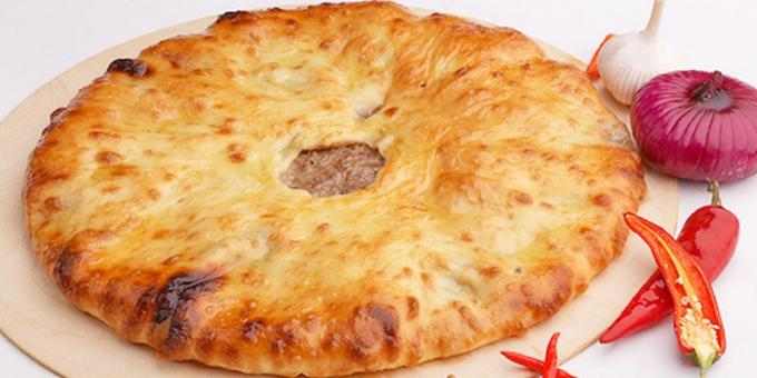 व्यंजनों: मांस के साथ Ossetian pies