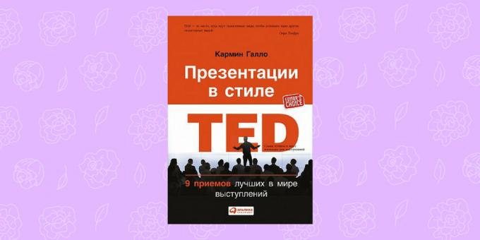 पुस्तकों पर छूट। "प्रस्तुति शैली TED», कारमाइन गालो