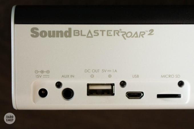 क्रिएटिव ध्वनि ब्लास्टर दहाड़ 2: कनेक्टर्स