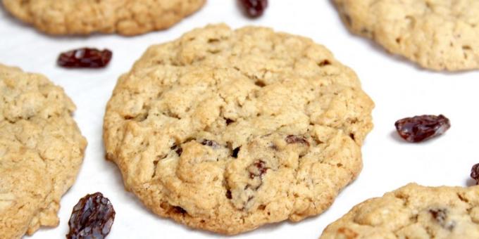 किशमिश और दलिया के साथ कुकीज़: स्वादिष्ट कुकीज़ व्यंजनों