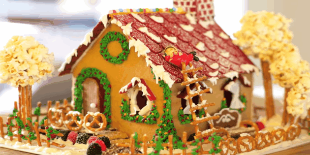 एक जिंजरब्रेड घर अपने हाथों से बनाने के लिए