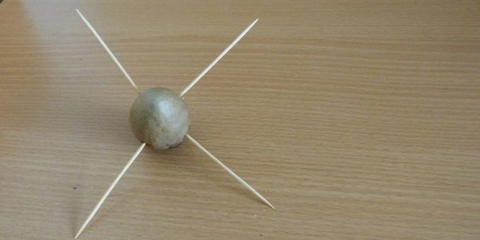 कैसे एक पत्थर से एक एवोकैडो विकसित करने के लिए: toothpicks के साथ पत्थर