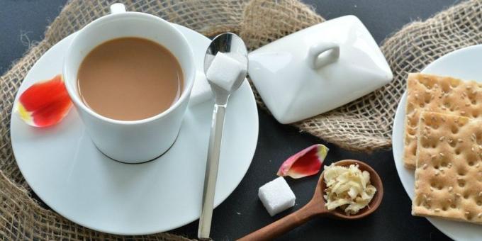 अदरक रेसिपी: अदरक-दूध चाय