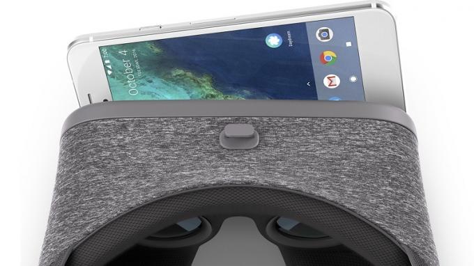 गूगल-पिक्सेल स्मार्टफोन और दिवास्वप्न-दृश्य-VR-हेडसेट