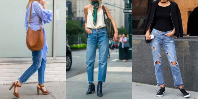 सबसे फैशनेबल महिलाओं की पैंट: कच्चे कम बढ़त के साथ जीन्स