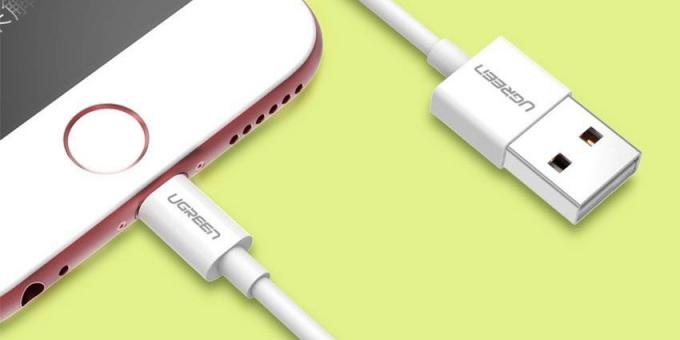 Ugreen बिजली केबल: चीन से iPhone के लिए चार्ज