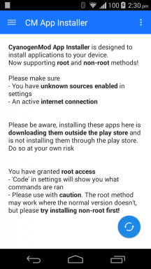 डाउनलोड करने और एक नियमित रूप से Android पर CyanogenMod से आवेदन स्थापित करने के लिए