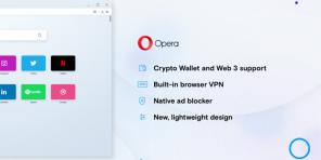 ओपेरा एक नि: शुल्क वीपीएन और kriptokoshelkom साथ डेस्कटॉप ब्राउज़र जारी किया है