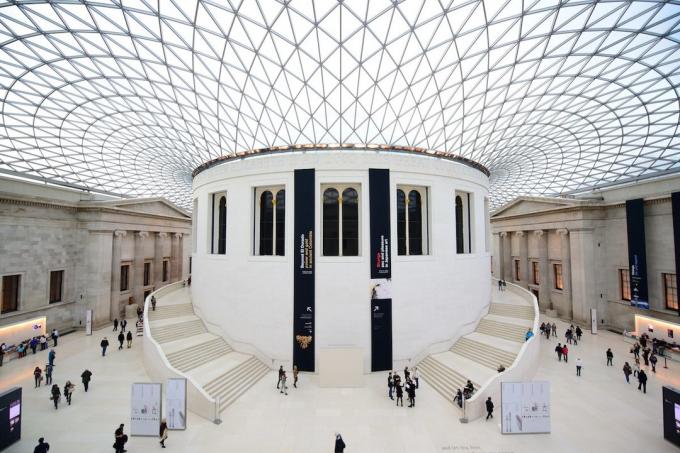 यूरोपीय वास्तुकला: महान न्यायालय ब्रिटिश संग्रहालय में