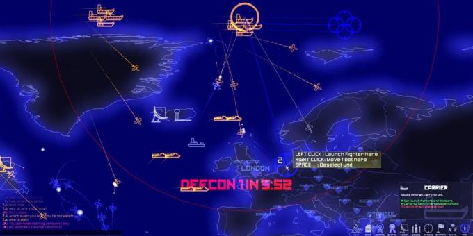 युद्ध के बारे में खेल: DEFCON