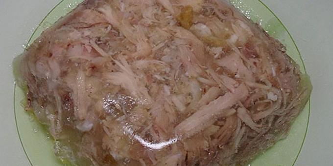 ऐस्प रेसिपी: जेली का सा सुअर का मांस अंगुली