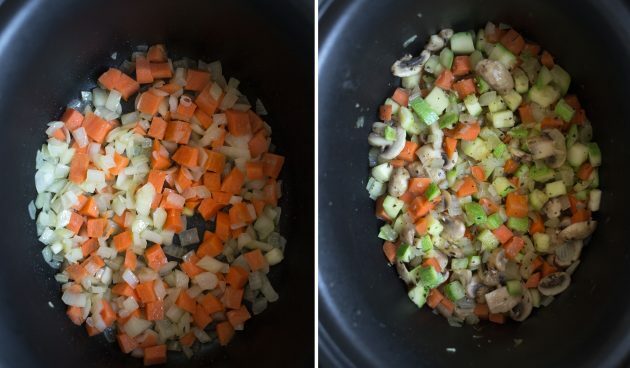  बीन स्टू बनाने के लिए कैसे: खाना पकाने के समय को ध्यान में रखते हुए, बाकी सब्जियां जोड़ें