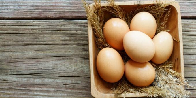 आयोडीन युक्त खाद्य पदार्थ: अंडे