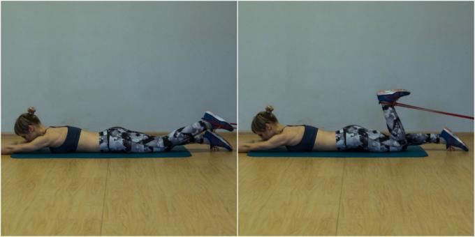 घुटने व्यायाम: घुस पिंडली प्रतिरोध