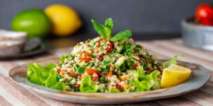 Quinoa tabbouleh सलाद
