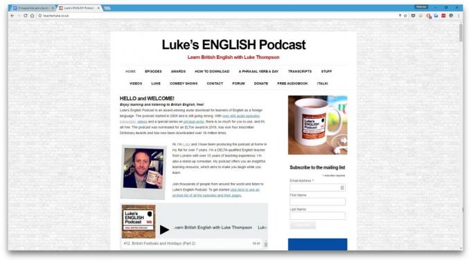 ल्यूक के अंग्रेजी पॉडकास्ट: पॉडकास्ट अंग्रेजी सीखने के लिए