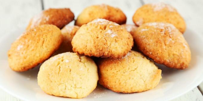 शीतल नारियल कुकीज़: व्यंजनों