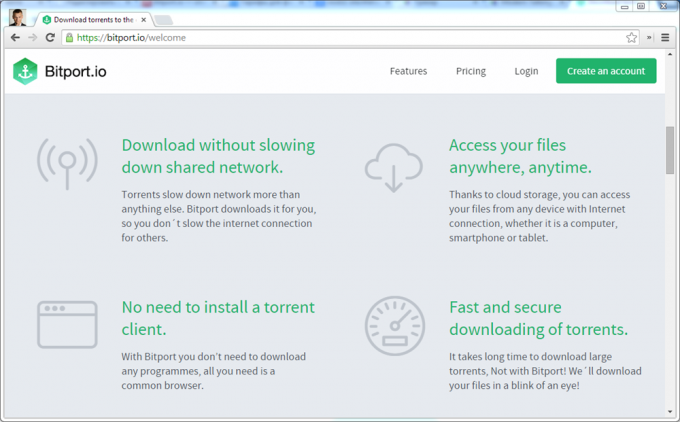 क्या अच्छा एक वेब सेवा है Bitport.io