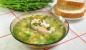 बाजरा के साथ ट्राउट मछली का सूप