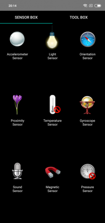अवलोकन Xiaomi रेडमी नोट 6 प्रो: सेंसर