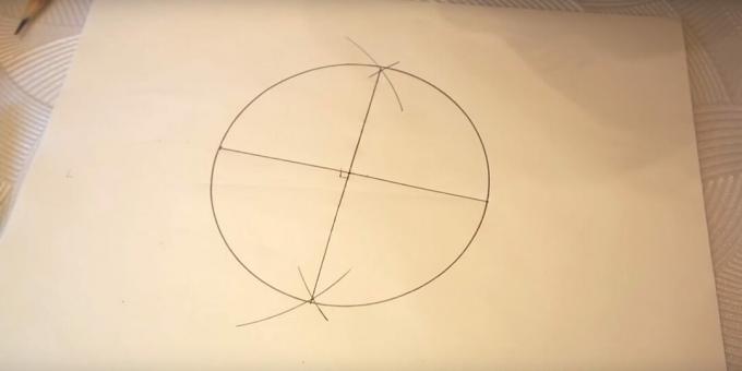 पांच-बिंदु वाले स्टार को कैसे आकर्षित करें: एक सर्कल बनाएं