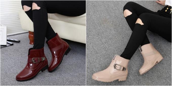 महिलाओं के रबड़ के जूते: स्टाइलिश रबड़ के जूते