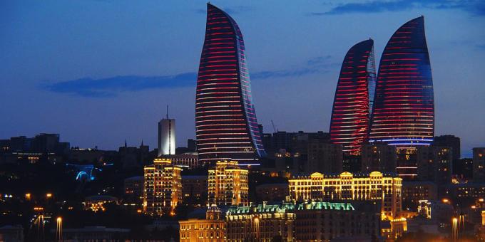 पड़ोसी देशों: ज्वाला टावर्स अज़रबैजान में