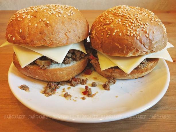 लापरवाह जो: दो बर्गर