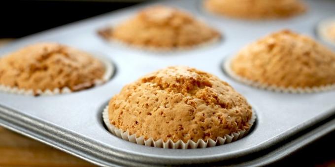 वेनिला muffins
