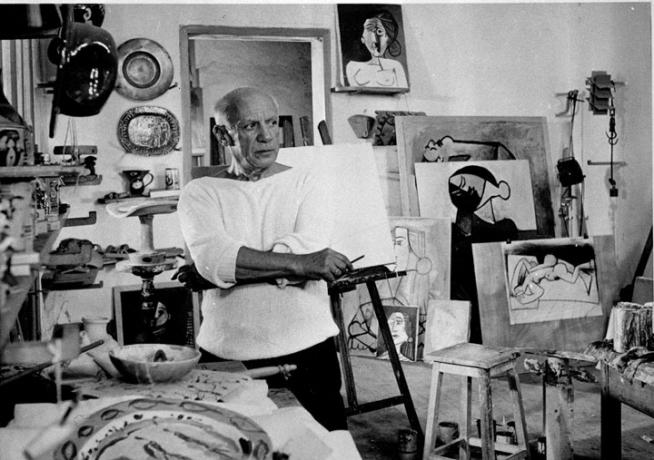 पाब्लो पिकासो, स्पेनिश चित्रकार और मूर्तिकार
