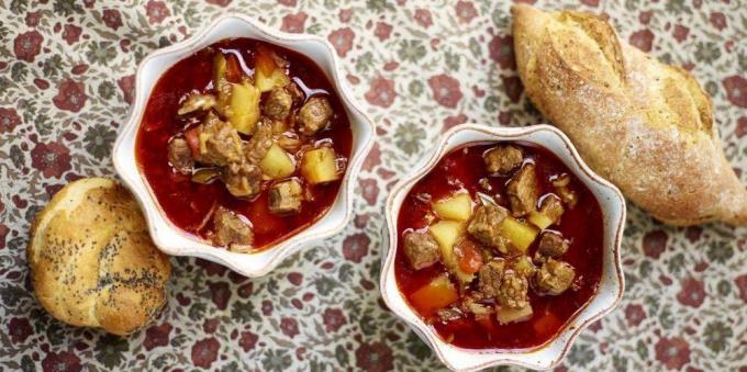 सबसे अच्छा गोमांस व्यंजन: जॅमी ओलिवर से गुलाश सूप