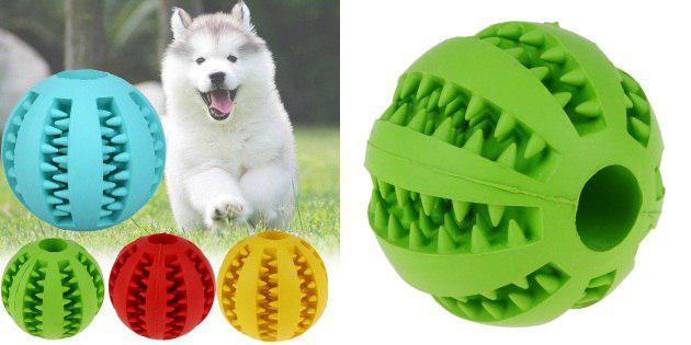कुत्ते गेंद