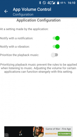 अनुप्रयोग वॉल्यूम नियंत्रण: Android पर कस्टम सेटअप ध्वनि सूचनाएं